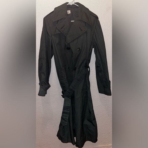 Vintage Union Made Trench Coat New York double breasted  mcm Unisex - Picture 2 of 13